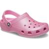 Clog CROCS "Classic Clog", Kinder, Gr. 23, rosa (rosa glitzer), Croslite, schimmernd, Glitzer, casual, Schuhe, Glitzerschuh, Babyschuh, Sommerschuh mit allover Schimmer