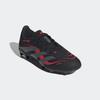 Fußballschuh ADIDAS PERFORMANCE "PREDATOR LEAGUE KIDS FG/MG", Gr. 34, core schwarz, grau four, lucid rot, Synthetik, sportlich, Schuhe