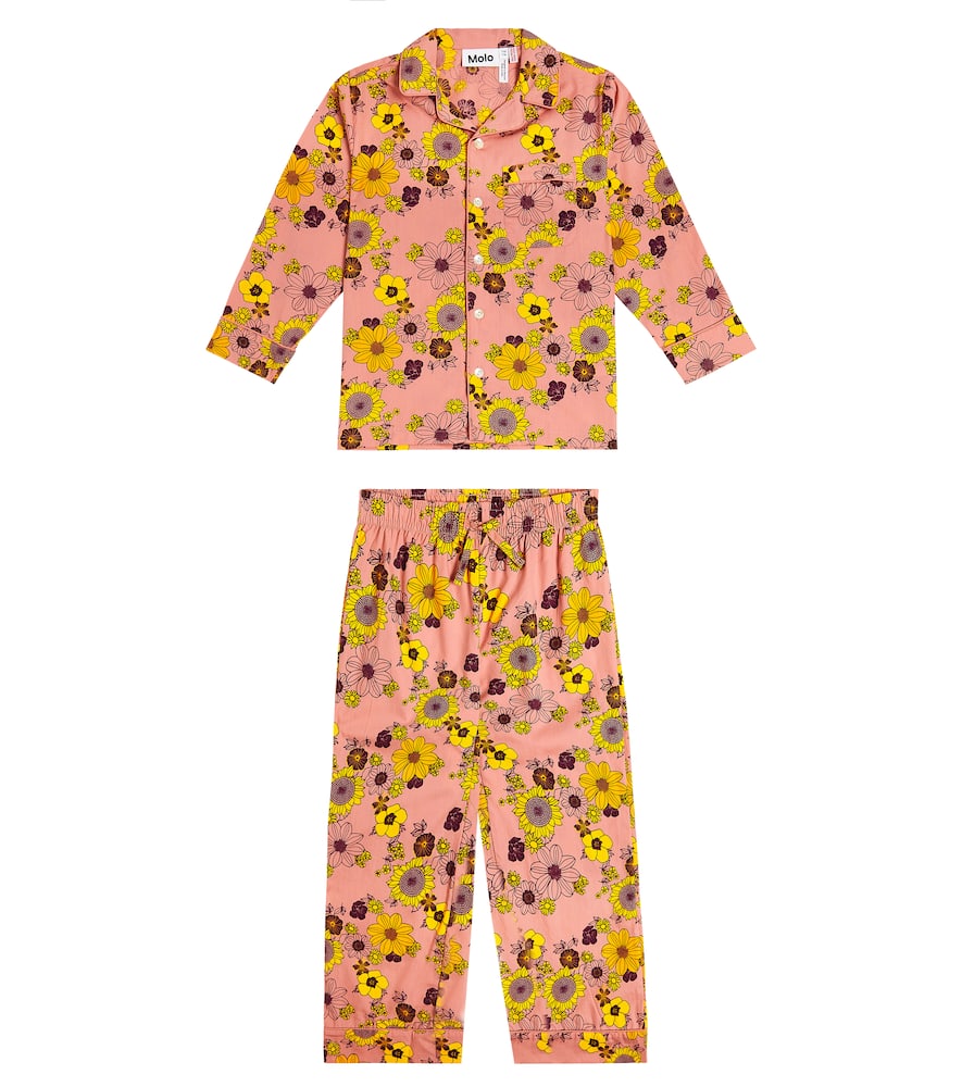 Molo Lex floral cotton pajamas