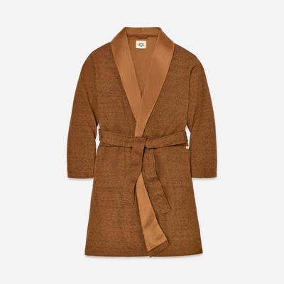 UGG ® Men's Robinson Robe Fleece Robes in Hardwood Heather