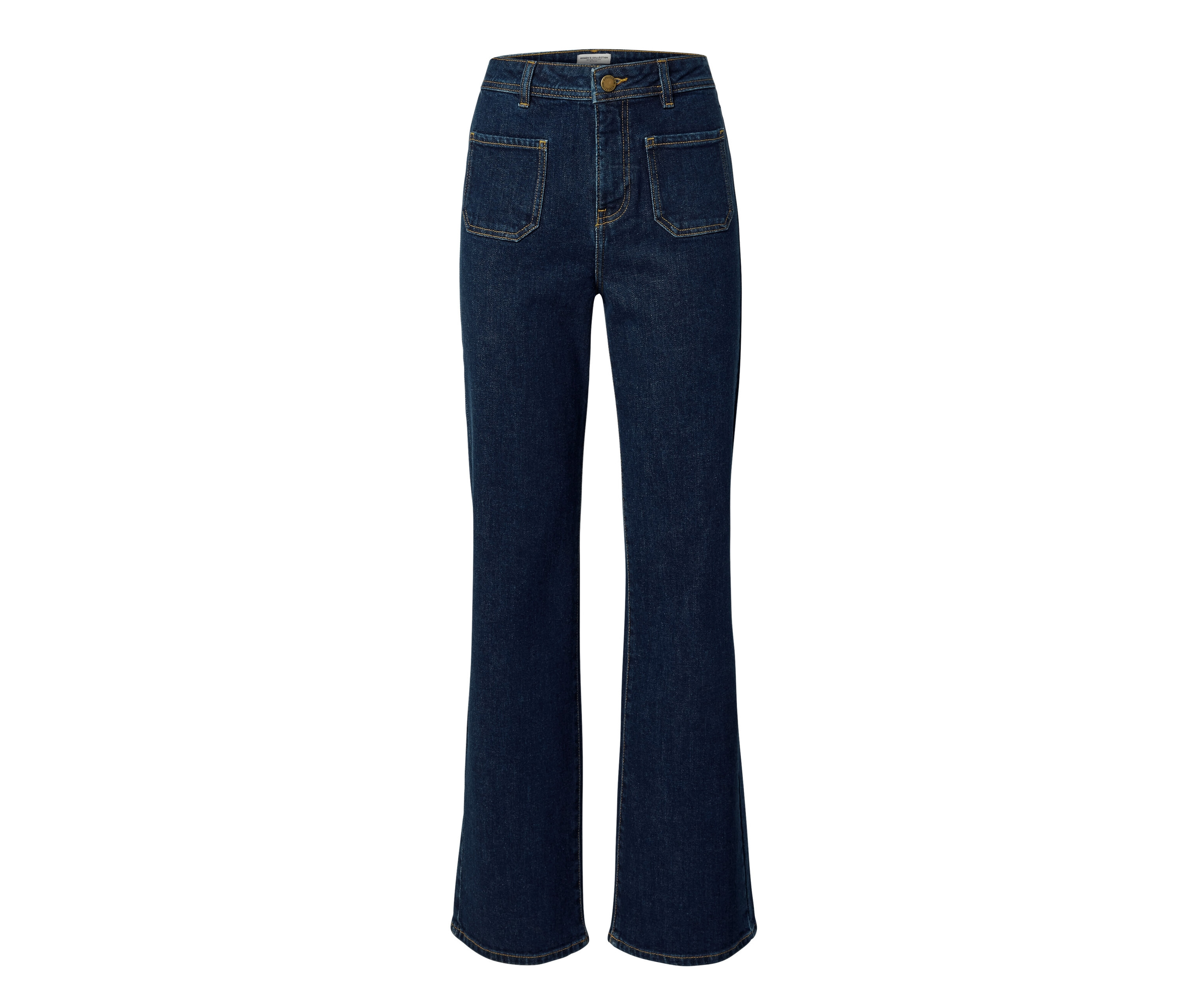 Tchibo - Flared Jeans – Fit »Cara« - Damen - Gr. 40 - dunkelblau