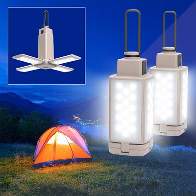 Enva 2x Camping LED Lampe Laterne faltbar - 4400 mAh [Hersteller-Nr. 41108998] Image