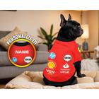 SF Racing Formula 1 Maglietta per cani di piccola e media taglia / Abbigliamento e accessori per animali domestici / Carlino Frenchie Bulldog Yorkie J