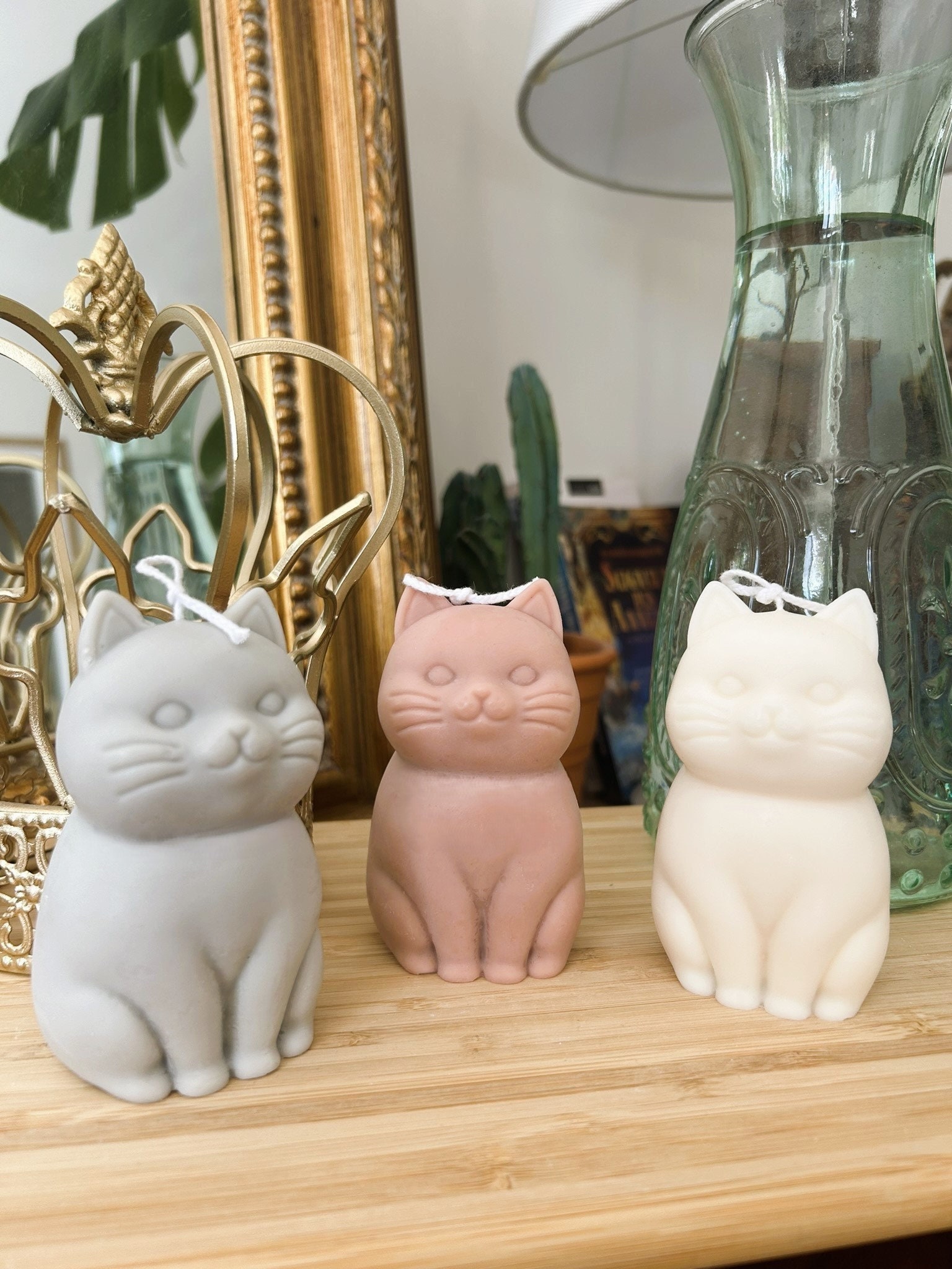 Candela a forma di gatto, candela a forma di gatto, candela profumata, evento, idea regalo, idea decorativa, candela estetica, festa della mamma, stil