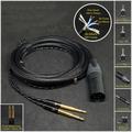 Cavo per Meze 99 Classic/Liric/Noire/Neo e 109 Pro - Lunghezza personalizzata - Connettori personalizzati 4 pin XLR bilanciato/2,5 mm/4,4 mm/3,5 mm/6,
