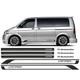 Set di adesivi laterali CAMPER adatti per VW T6, T6.1, T5, T4 Multivan California #T61-01S