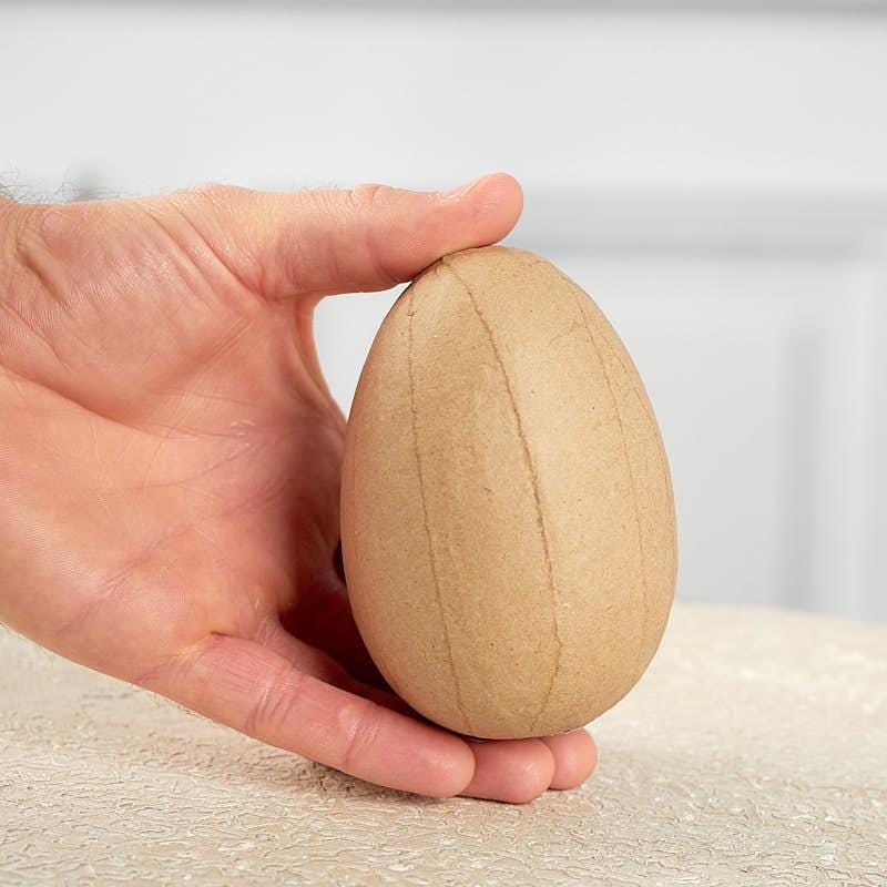 Fai da te, confezione da 6 uova di cartapesta, lavoretti per bambini, fai da te di Pasqua, primavera, kit di lavoretti, materiali riciclati, uova di P