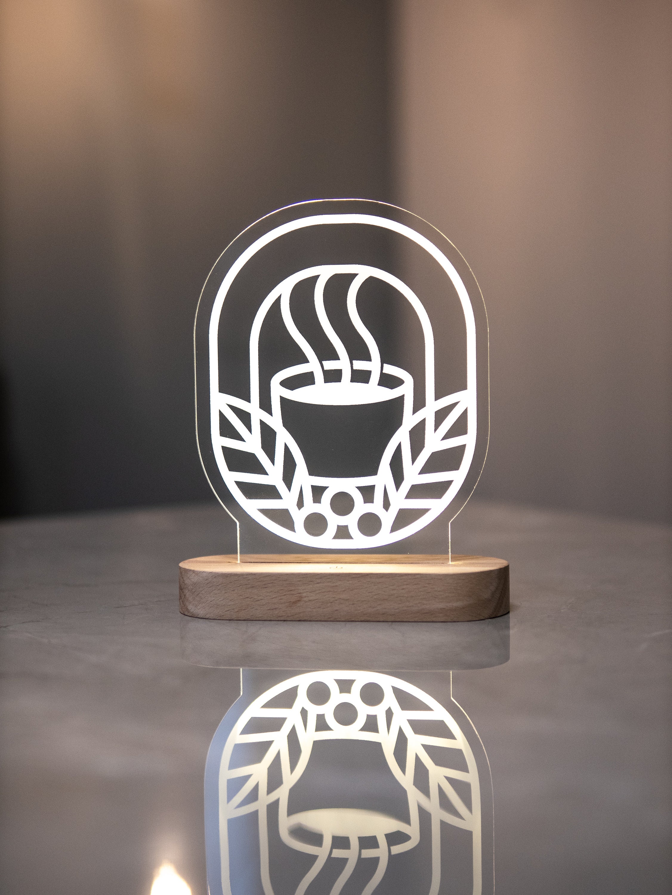 Insegna con logo personalizzato, lampada con logo personalizzato, lampada da tavolo con logo aziendale, luce notturna con logo aziendale, regali azien