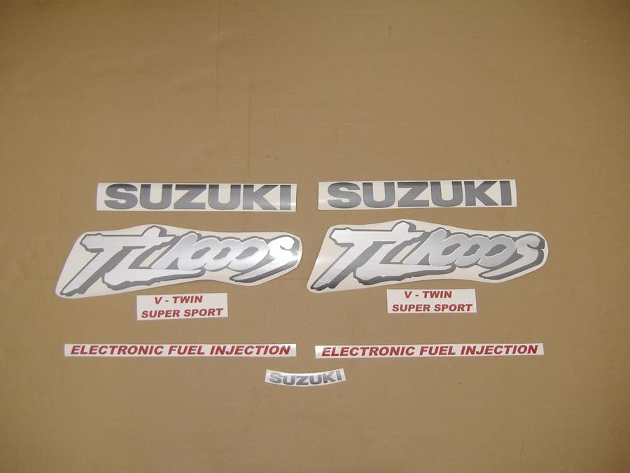 Kit completo di adesivi aftermarket per Suzuki TL 1000S 1997-1998, set di grafiche di riproduzione, replica, restauro, sostituzione 1999 TL1000S