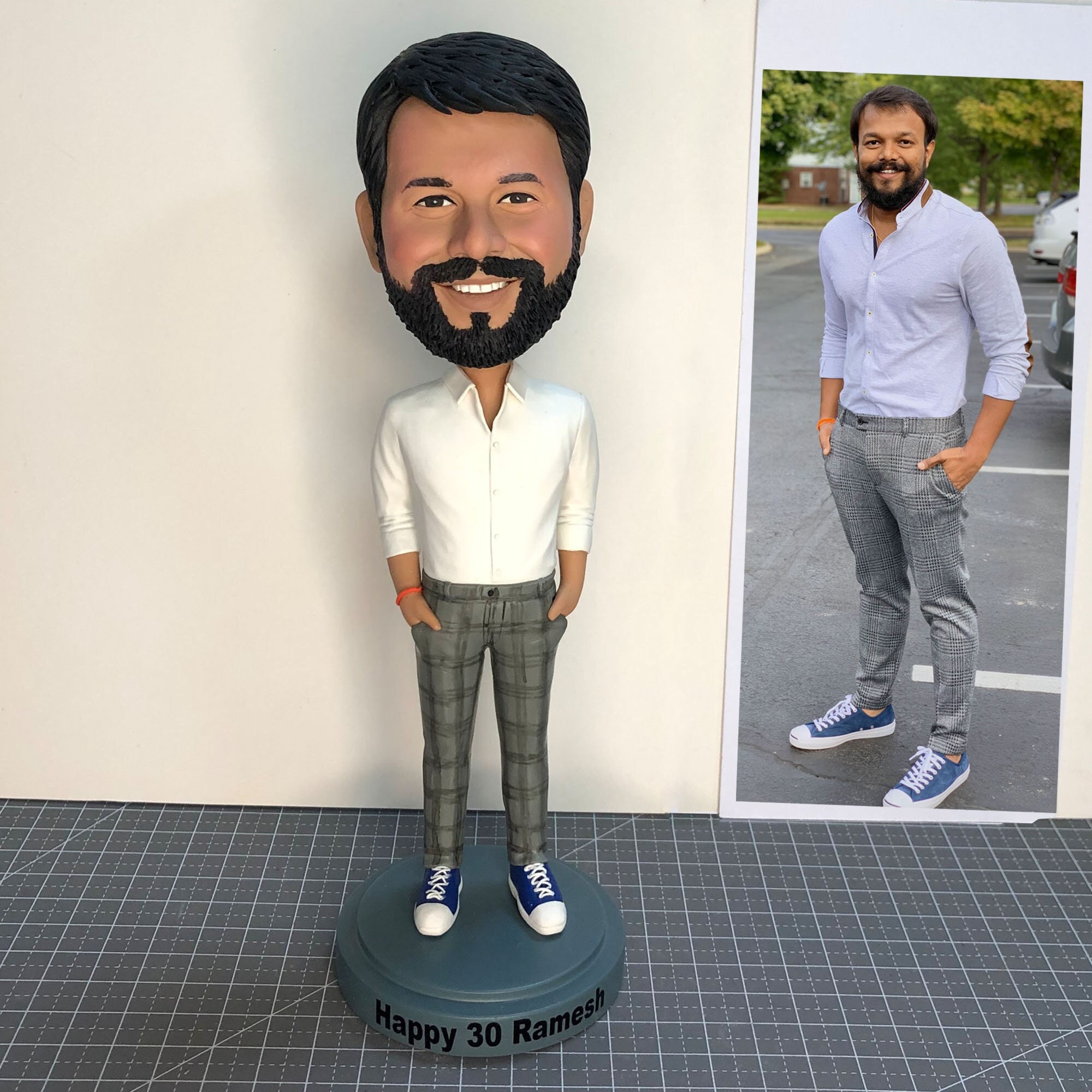 Bobblehead personalizzati da uomo, Bobblehead personalizzati da fidanzato, Bobblehead personalizzati da marito, Bobblehead personalizzati da padre, Bo