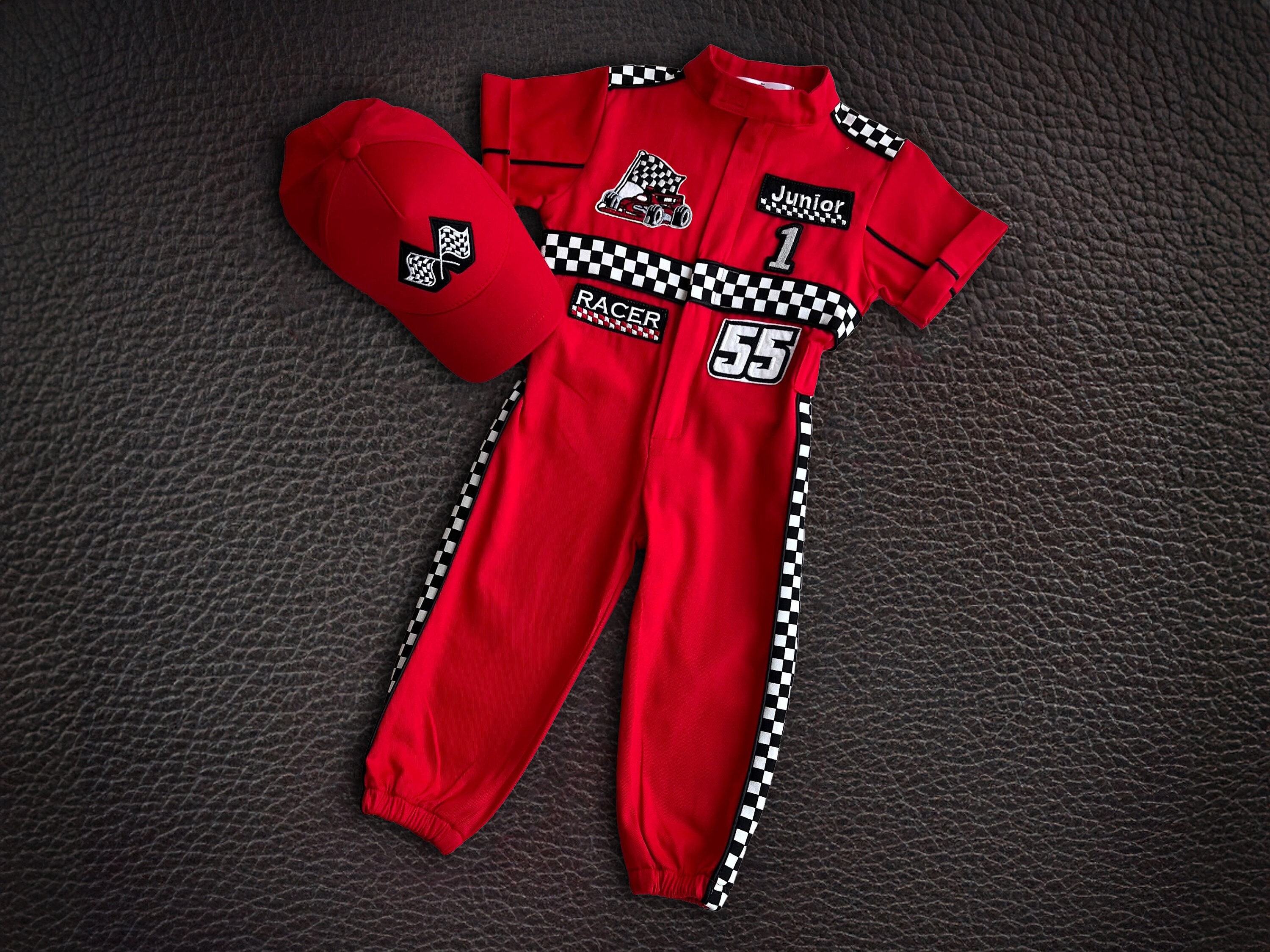 Costume da compleanno di Fast & Furious - Costume da auto da corsa per bambini - Tuta da corsa per bambini - Regalo per neonato - Costume di Halloween