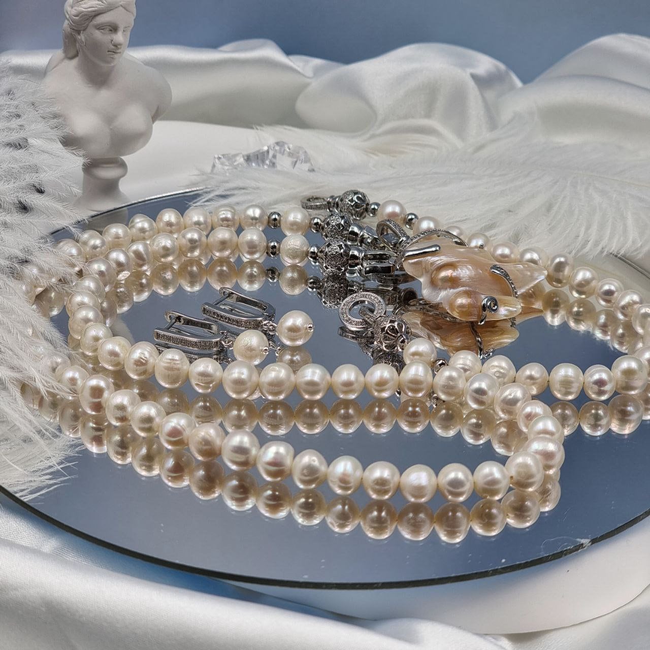 Collana di vere perle Collana di perle delicate Collana di perle coltivate Girocollo di perle d'acqua dolce Collana di perle d'acqua dolce naturali Pa