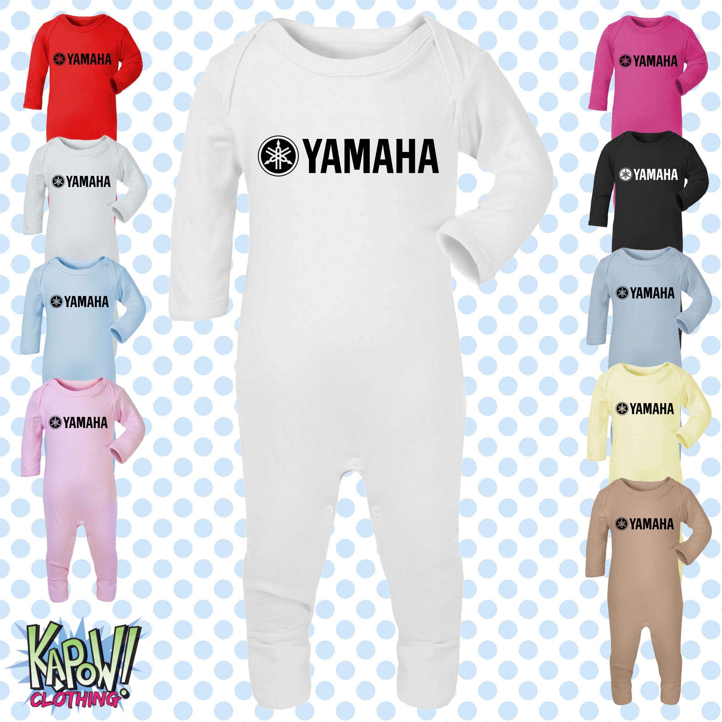 Tutina da notte per neonato YAMAHA Motorcycle Biker Motorbike Classic Superbikes MotoGP - Regalo per neonato/0-3 mesi/3-6 mesi/6-12 mesi - 10 colori -