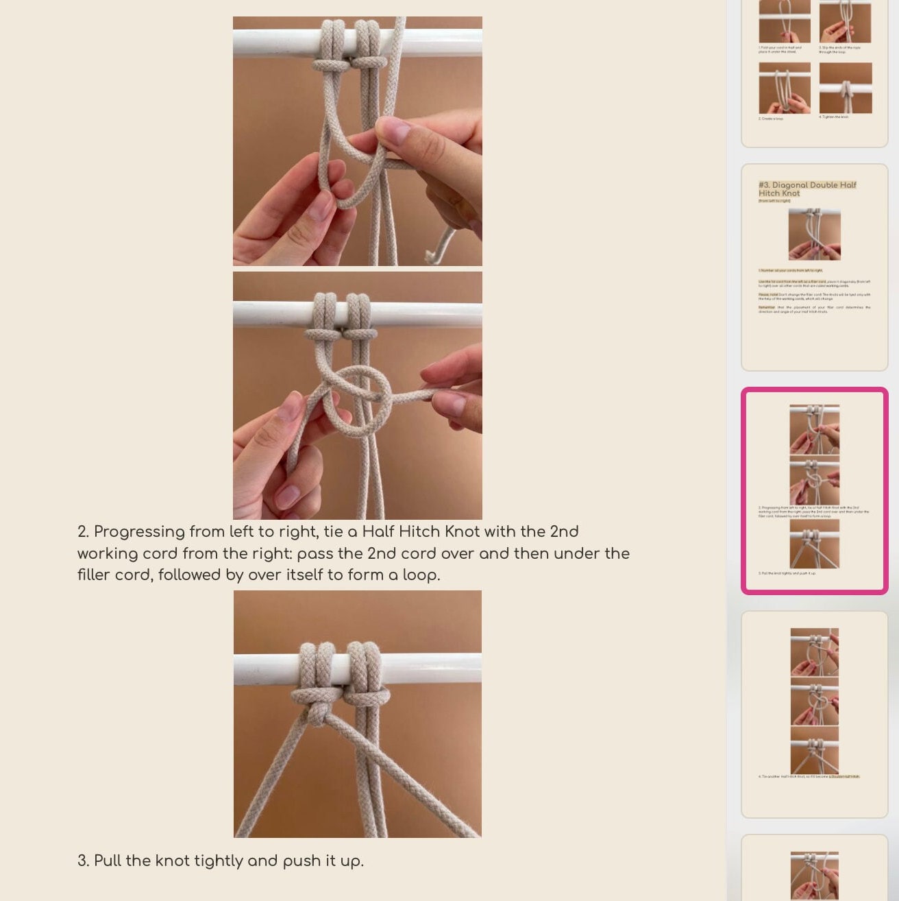 Schema per albero di Natale in macramè in PDF, decorazioni natalizie in macramè in PDF, schema per decorazioni natalizie per principianti, download di