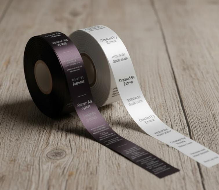 1000 etichette personalizzate per abbigliamento - Istruzioni per il lavaggio Tessuto da cucire su etichette per la cura del lavaggio - Etichette in te