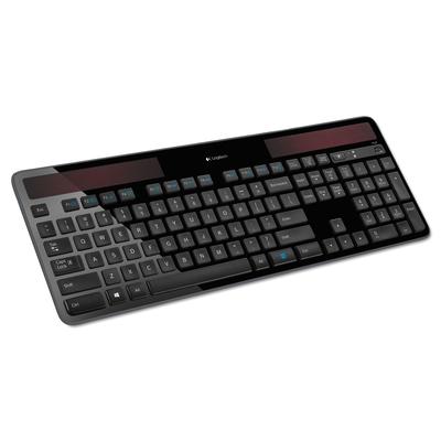 Logitech 920002912 K750 Wireless Solar Keyboard, Black