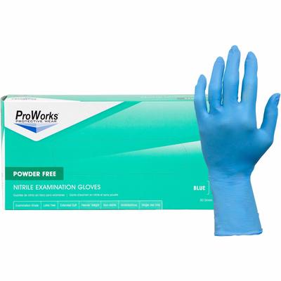 Hospeco N108EPF2XL Nitrile Exam Gloves, XXL Size, 10/Carton, 8 mil Thickness, 12" Glove Length - Case of 1000