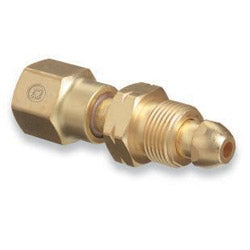 Western Enterprises Brass Cylinder Adaptors, From CGA-590 Industrial Air To CGA-580 Nitrogen (312-815)