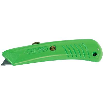 RSG-383 Safety Grip Utility Knife - Neon Green, Case Of 10 (KN112)