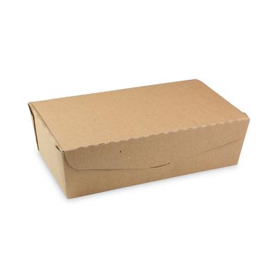 Pactiv NOB04SKEC EarthChoice OneBox Paper Box, 77 oz, 9 x 4.85 x 2.7, Kraft, 162/Carton - Case of 162