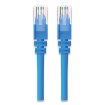 Belkin A3L98B07BLUS CAT6 UTP Computer Patch Cable, RJ45 Connectors, 7 ft, Blue