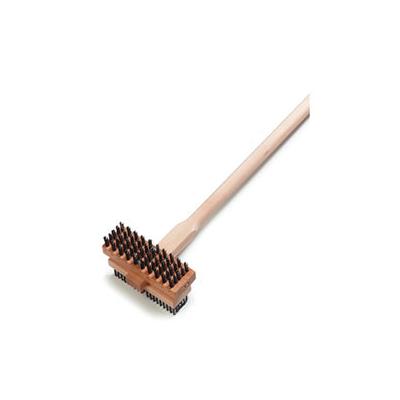 Carlisle Foodservice Products 40294 Double Head Grill Scrub Brush with Handle 240294