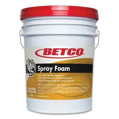 Betco Spray Foam Degreaser, Unscented, 5 gal Pail (BET1260500)