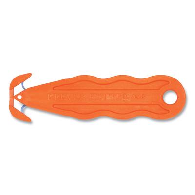 Klever Kutter Kurve Blade Plus Safety Cutter, 5.75" Handle, Orange, 10/Box (KLVPLS100G)