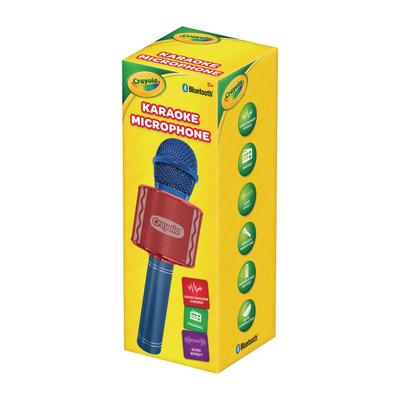 Crayola CKM150B Karaoke Wireless Microphone, Blue