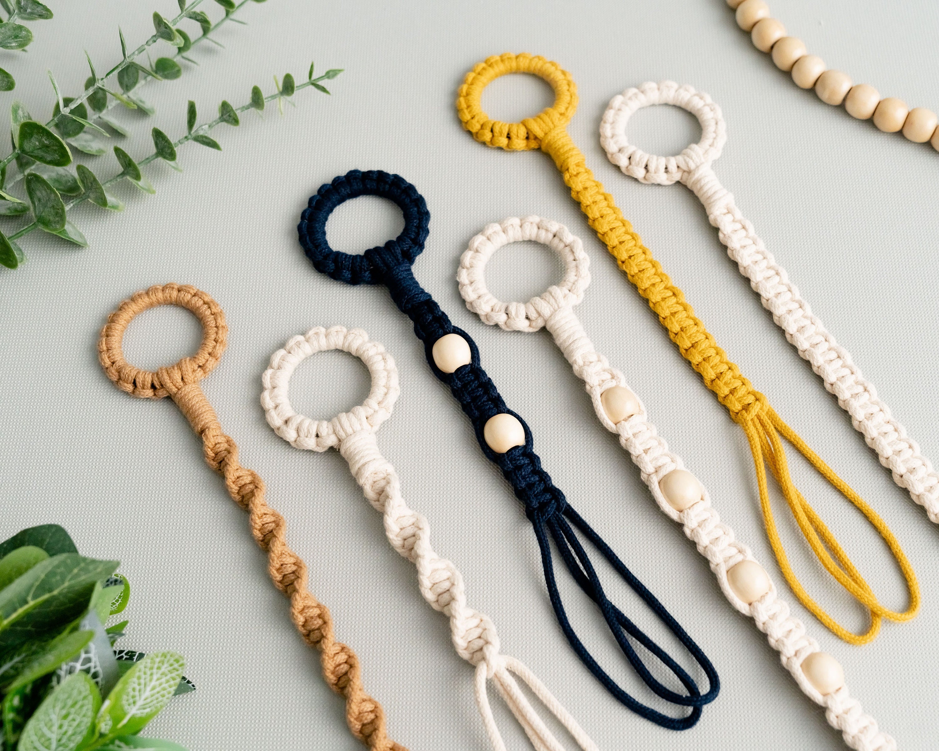 Prolunga per gancio per piante Macrame, Più colori, Cavo di prolunga Macrame, Prolunga per supporto per piante Macrame, Prolunga, Estensione, Amanti d