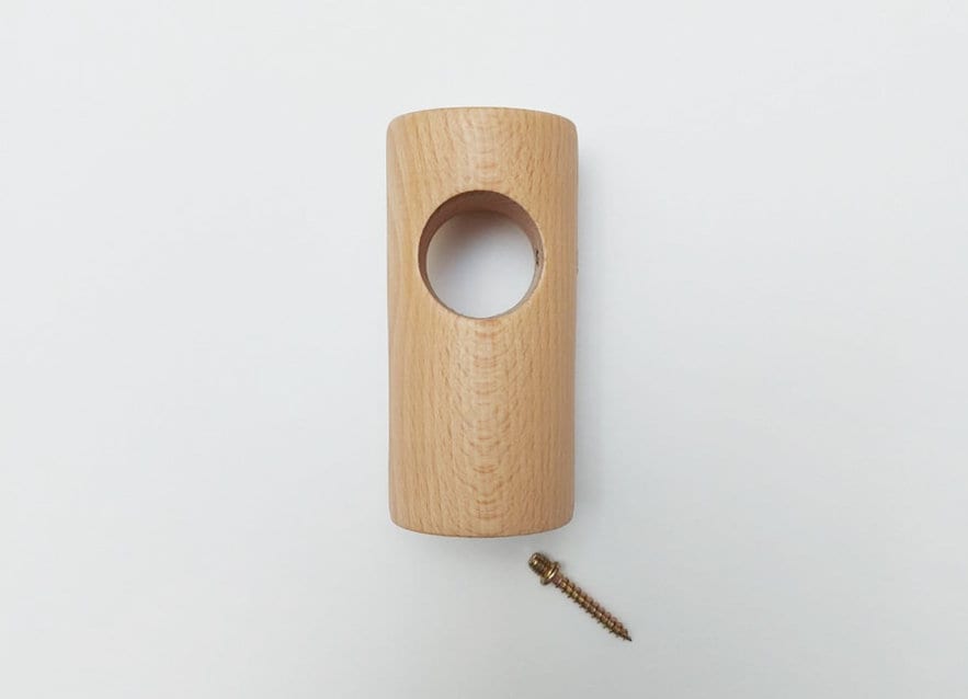 Staffe per aste per tende in legno, supporto per aste per tende, aste per tende in legno, accessori per tende, Casa e vita, supporto per aste per tend