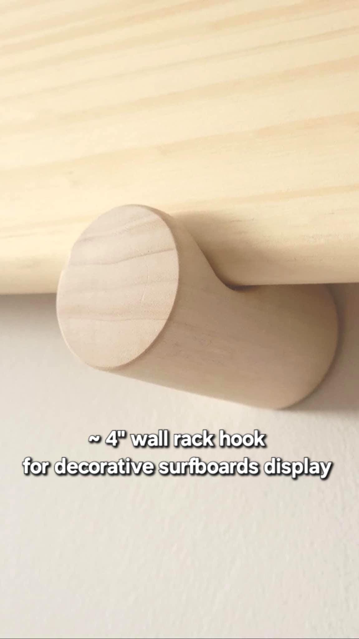 Supporto da parete per tavola da surf, supporto in legno per tavola da surf, arte costiera, arredamento per case da surf, anima Tiki, mare