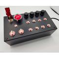 PC USB 26 con funzione tutti i pulsanti metallici retroilluminati Red Button Box sim racing