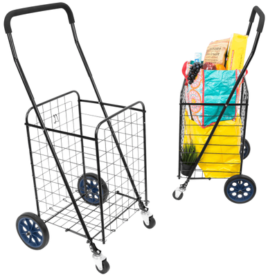 Mount-It! Small Rolling Utility Shopping Cart, 41