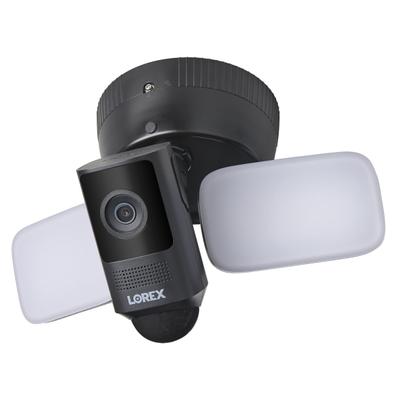 Lorex W452As Wi-Fi 2K 4.0-Megapixel Wired Floodlight Security Camera, Black