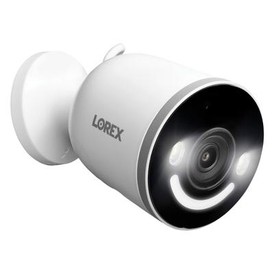Lorex 4K Indoor/outdoor Wi-Fi Security Camera With Smart Security Lighting, White