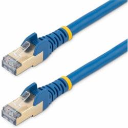 StarTech.com 6 ft CAT6a Ethernet Cable - 10 Gigabit Category 6a Shielded Snagless RJ45 100W PoE Patch Cord - 10GbE Blue UL/TIA Certified