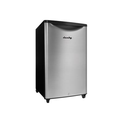Danby Contemporary Classic Dar044A6Bsldbo - Refrigerator - Outdoor - 20.7 In - 21.3 In - 33.1 In - 4.4 Cu. Ft - Spotless Steel