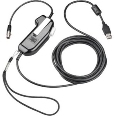Plantronics Shs 2371 Corded Usb - Ptt - Black For Headset