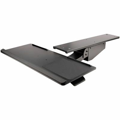 Startech.com Startech Under Desk Keyboard Tray, Adjustable Keyboard And Mouse Tray (10" X 26"), Ergonomic Computer Keyboard Tray W/mouse Pad