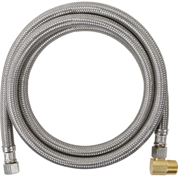 Certified Appliance Accessories Braided Stainless Steel Dishwasher Connector With Mip Elbow - 72" - Stainless Steel, Gold, Silver