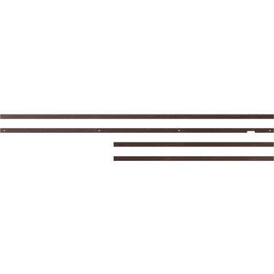 Samsung (2021) 50" The Frame Customizable Bezel - Modern Brown - 44.39" X 25.60" Frame Size - Rectangle - Landscape - Magnetic - Brown