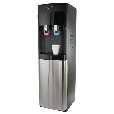 Megachef Bottom Load Hot/cold Water Dispenser, 5 Gallon, Black