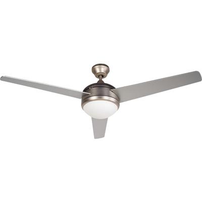 Black+Decker Bcf5201R 52-Inch 3-Bladed Remote Controllable Brushed Nickel Ceiling Fan - 3 Blades - 52" Diameter - Bcf5201R