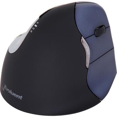 Evoluent Verticalmouse 4 Right Wireless - Optical - Wireless - Radio Frequency - 2.40 Ghz - Black - 1 Pack - Usb - Scroll Wheel - 6 Button(S) - 6 Programmable Button(S)