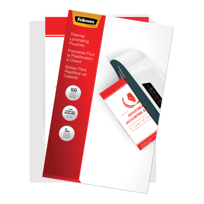 Fellowes Laminating Pouches, 5 Mil, Legal, 9
