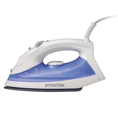 Proctor Silex Simply Better Nonstick Soleplate Iron With Adjustable Steam, Blue