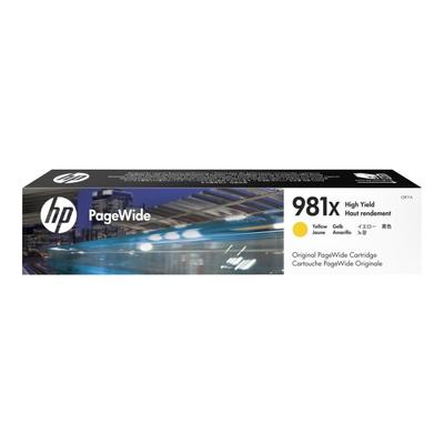 Hp 981X Pagewide High-Yield Yellow Ink Cartridge, L0R11A
