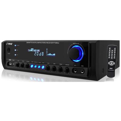Pylehome Pt390Au Am/fm Receiver - 300 W Rms - 4 Channel - Am, Fm - Usb - Ipod Supported