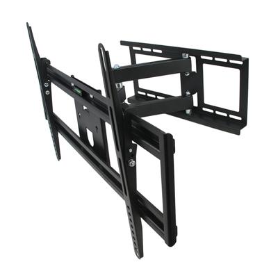 Megamounts Full Motion Wall Mount With Bubble Mount For 32 - 70" Tvs, 4.5"h X 27.5"w X 17.5"d, Black